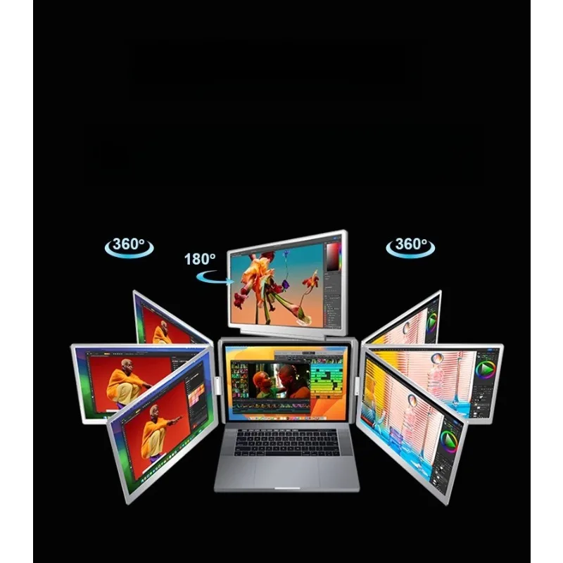 16-Inch three-screen portable monitor, first-line three-screen notebook sub-screen