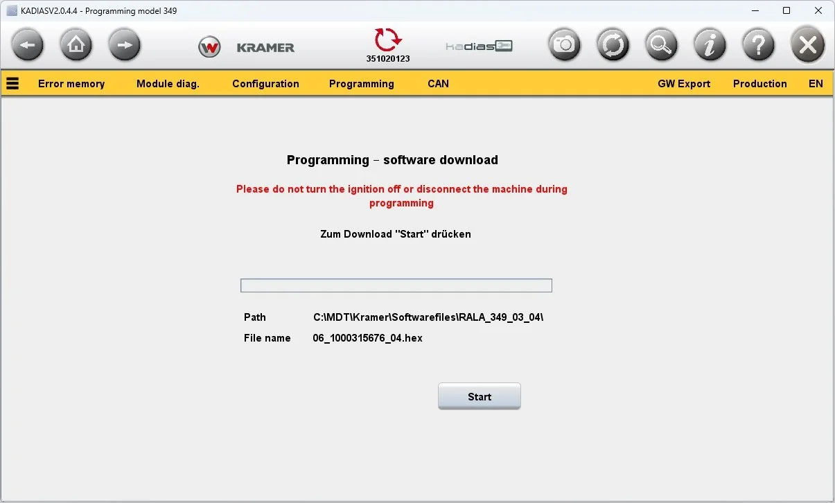 AutoEPC Kramer KADIAS V 2.0.5.0 (2026) Nivel de Actualización + Dongle + Sin Caducidad