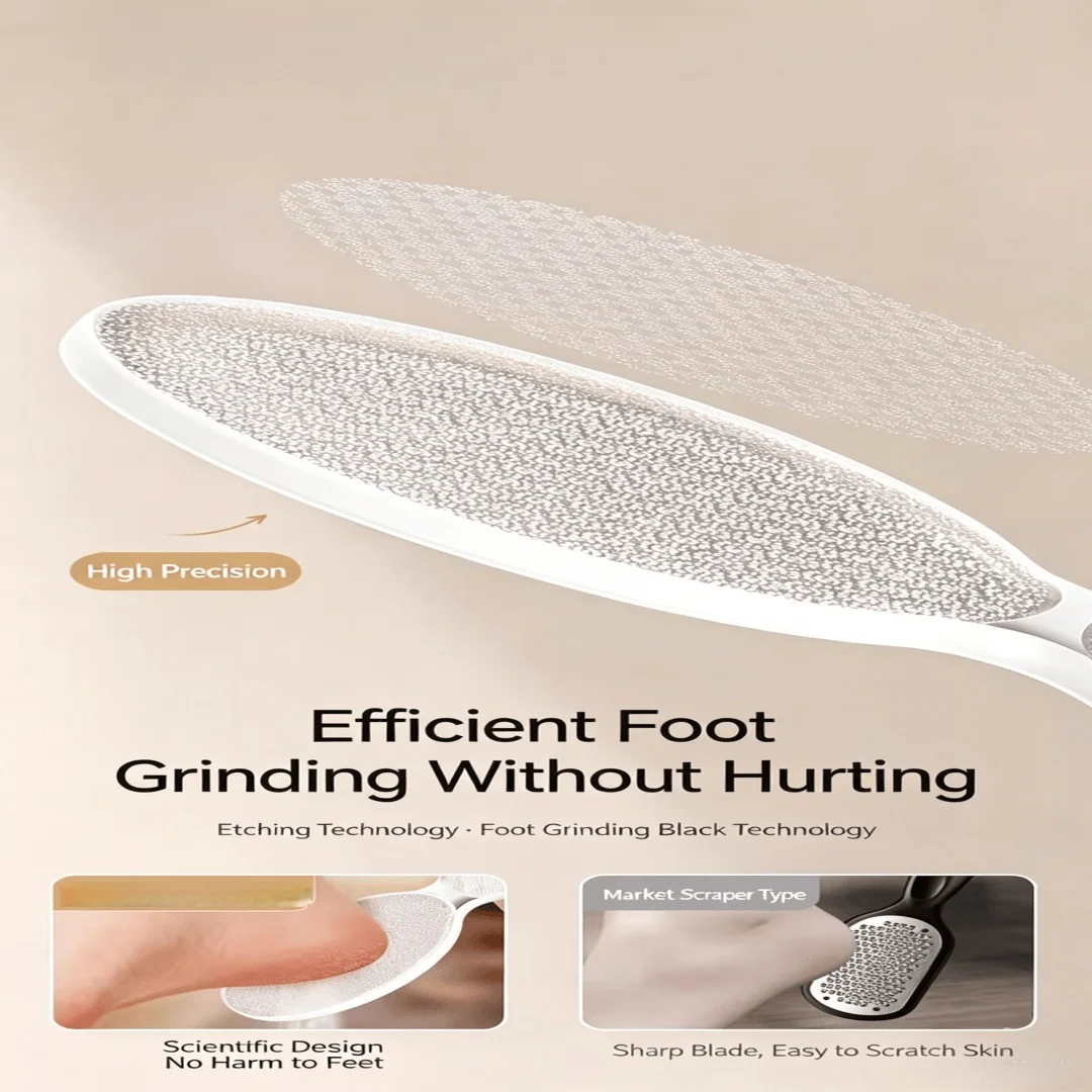 1/2PCS Double Sided Resin Callus Remover Professional Pedicure Tool Exfoliating Scrubber For Cracked Heels Hard Rough Skin Corns