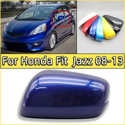 Car Accessories For Honda Fit Jazz GE6 GE8 2009 2010 2011 2012 2013 Rearview Mirror Cap Cover Lid Shell Housing Lid Painted