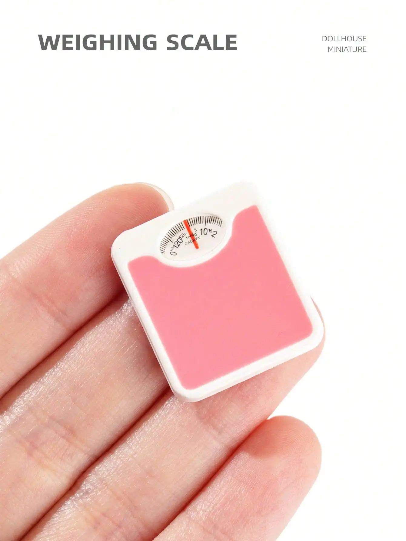 Miniature Bathroom Scale for Dollhouse, 1:12 Scale Mini Simulation, Dollhouse Furniture & Home Appliance Accessories Model