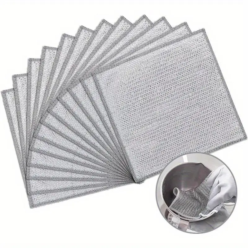 

Multifunctional Miracle Cleaning Cloth, Durable Fabric for Kitchen and Living Room, Dry Wet Use, Easy to Clean, Casual Style