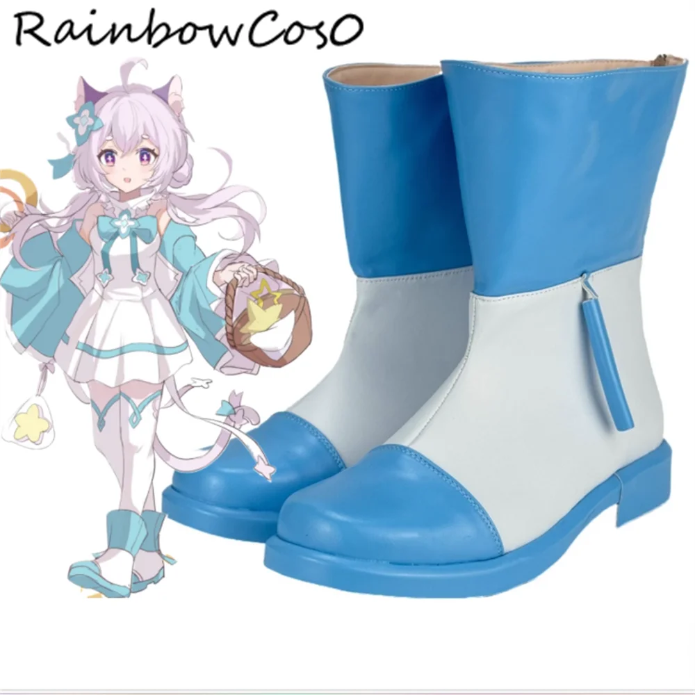 

Salt maimai Обувь для косплея Сапоги Игра Аниме Вечеринка Хэллоуин RainbowCos0 W5237