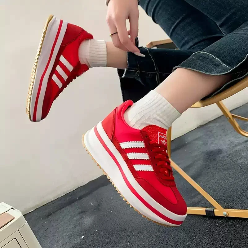 Adidas Clover Women's Shoes SL 72 STACK Thick-soled Comfortable Breathable Low-top Sports Shoes JR0915