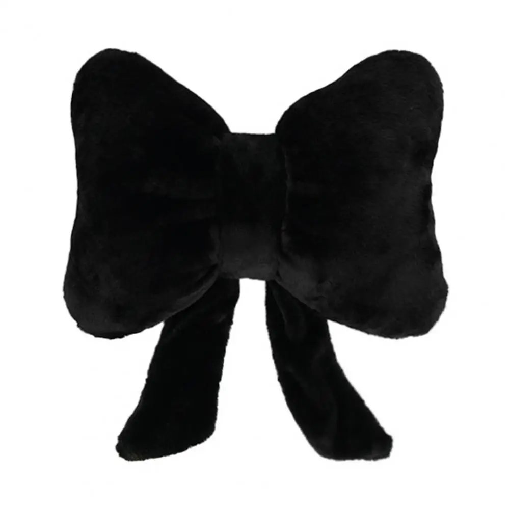 Throw Cushion Plush Bow Shape Pillow for Bedroom Room Decor Soft Touch Cushion for Office or Car Cute Dorm for Sleeping