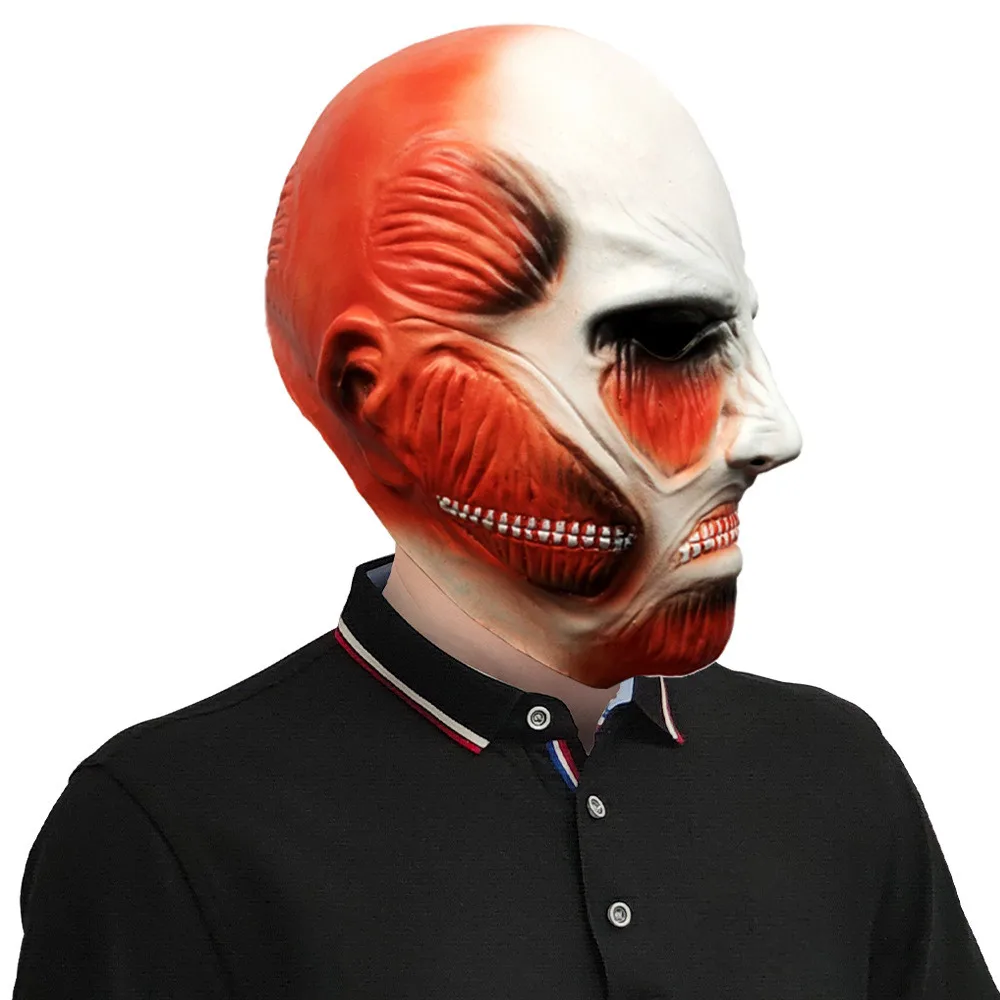 Horror-Totenkopfmaske für Männer Halloween Leichtgewichtig Passend für Erwachsene, für Cosplay, Party, Geisterhaus – Detail 2