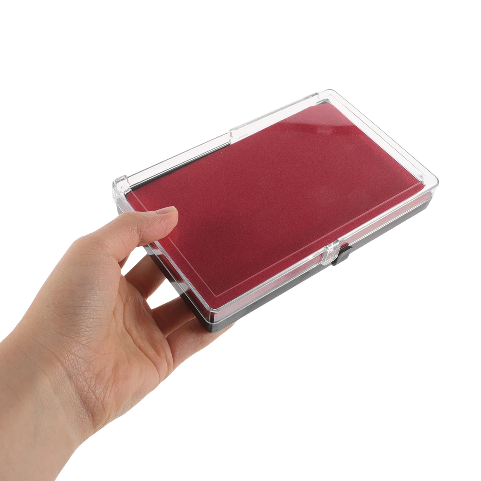 

2pcs Badge Display Box 153*95*25mm Transparent Extended Size Medal Storage Case Material Pin Organizer Plastic Holder