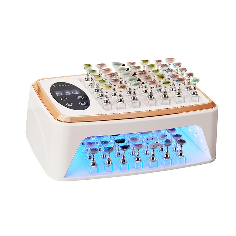 

Hand pillow manicure wearing nail phototherapy light, large space UV light for hands, special for high-power nail salons