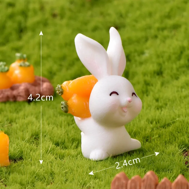 กระต่ายน่ารัก Park Hole รองเท้า Charms DIY 3D Stereoscopic กระต่ายแครอทตกแต่งสําหรับรองเท้า Charm อุปกรณ์เสริมปาร์ตี้หญิงของขวัญ