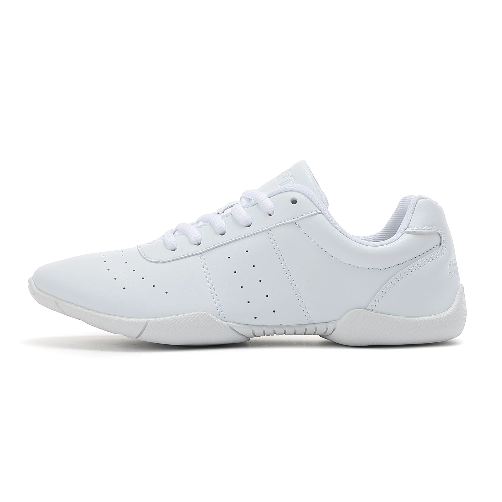 Durable Leather Cheer Shoes for Girls & Women, Comfortable Competition Sneakers 710