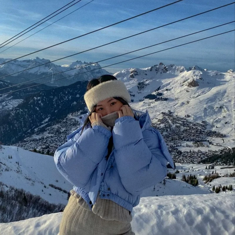 الشتاء بلون أفخم غطاء للأذنين الرجال والنساء الشتاء الدافئة وسميكة غطاء للأذنين ركوب في الهواء الطلق غطاء للأذنين الدافئة #2