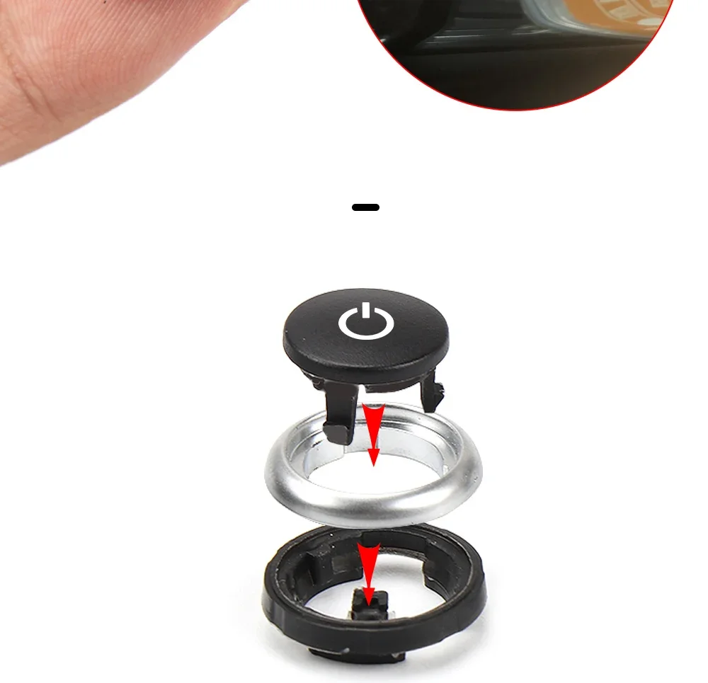 Für BMW F10 F02 F07 F15 F16 7 Serie 5 Serie 525 Funkschalter Lautstärkeregler CD-Maschinenschalterknopf 64119350272 2010-2017 – Detail 3