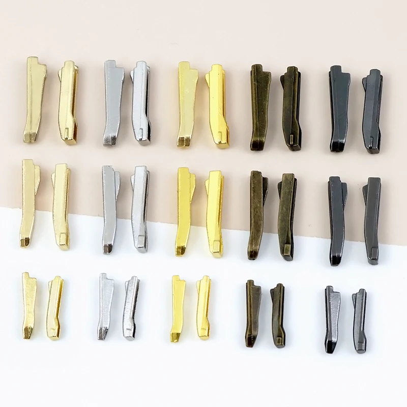 10/20Sets 3#5#8#10# Metal Zippers Stopper Double Open Zipper Latch Two-Way Zips Plug Zip Slider End Lock Repair Kit Accessories