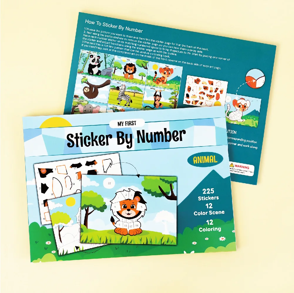 

Набор 3D-наклеек-пазлов с геометрическими фигурами, детскими мультяшными персонажами и блестящими животными, 24 страницы, раскраска-самоделка