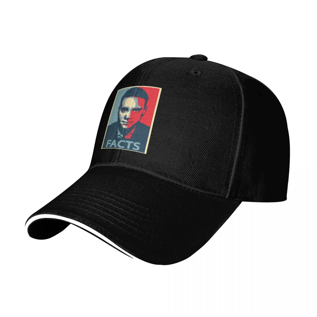 Ben Shapiro Portrait, Facts Don't Care About Your Feelings Baseball Cap Lightweight Packable Gift for Him Her Casual Daily Wear