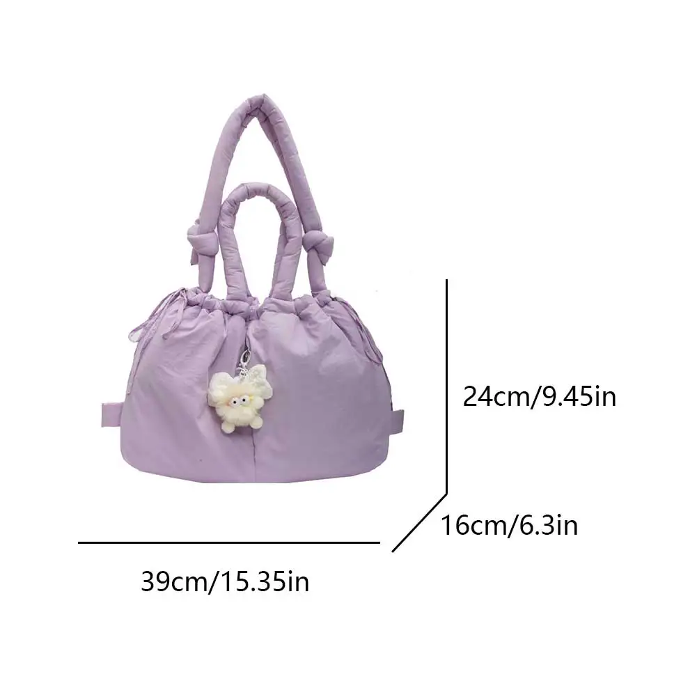 

Puffer Tote Bag Lightweight Shoulder Bag Trendy Puffy Handbag Large Capacity Satchel Purse for Women Work Shopping Travel