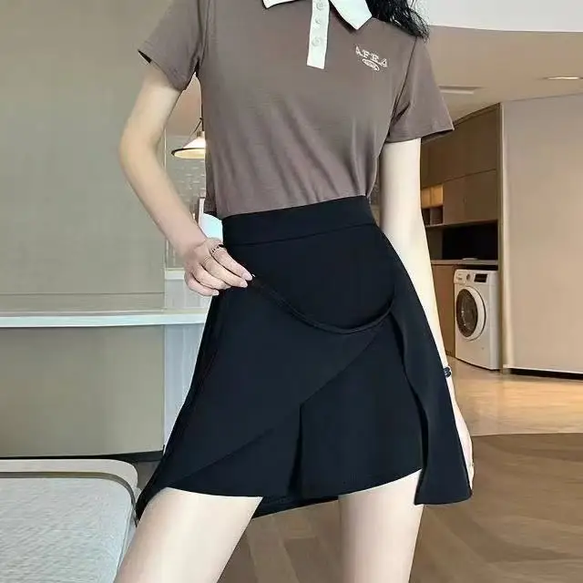 

Skirts Womens Denim Suspender Patchwork Skirt for Book Club Indie Hiphop Vintage Urban Cool Adjustable Waist Casual Style Trendy