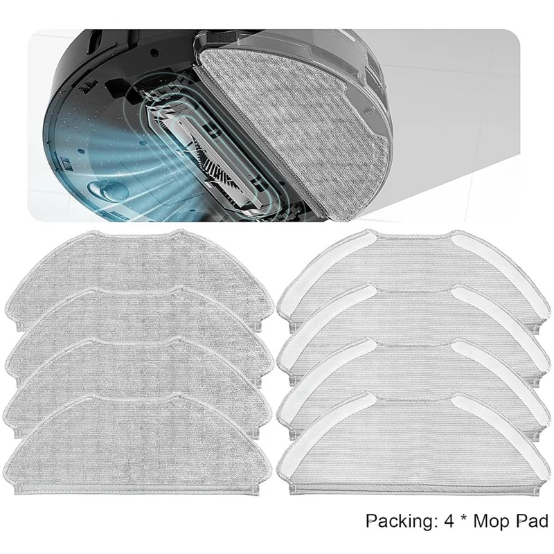 Mop Cloth Pads For Airrobo T20 Robot Vacuum Cleaner Washable And Reusable Soft Mop Pad Accessories