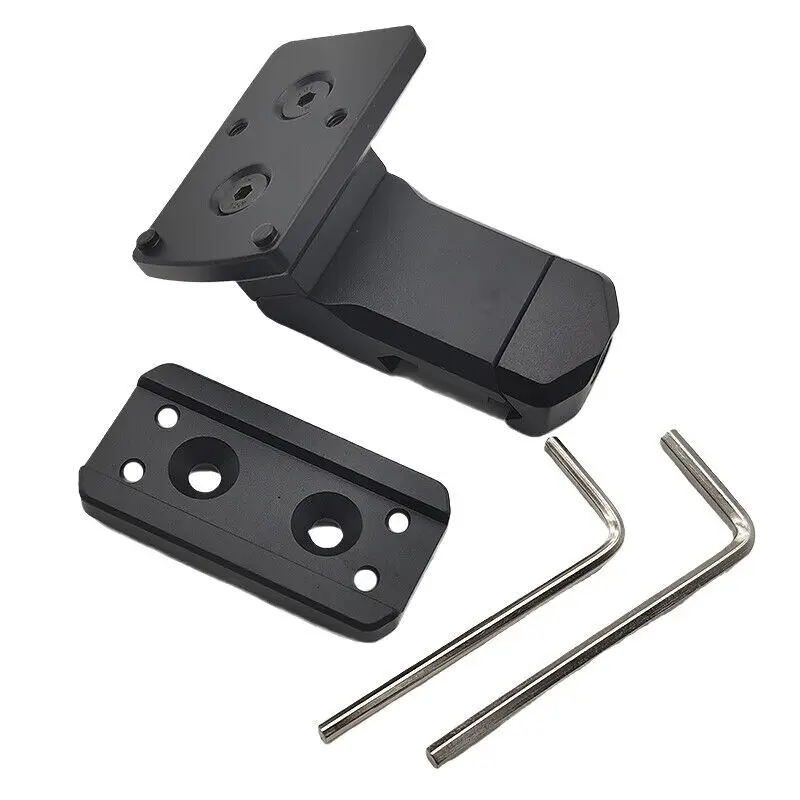 

Tactical Metal 45 Degree Offset Scope Mount Red Dot Sight For T1 T2 H1 H2 RMR SRO SIG Romeo 5 Holosun HS403 HS503 HS515