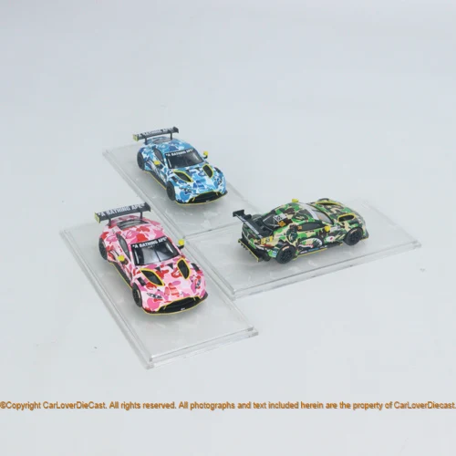 POPRACE 1:64 Aston Martin GT3PR64-AMBA-21GN Simulatie Legering gegoten Auto Model Speelgoed Collectible Gift