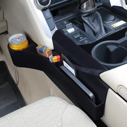For Toyota Land Cruiser LC300 2022 2023 Center Console Storage Box ABS Water Cup Holder Seat Side Organizer Car Accessories