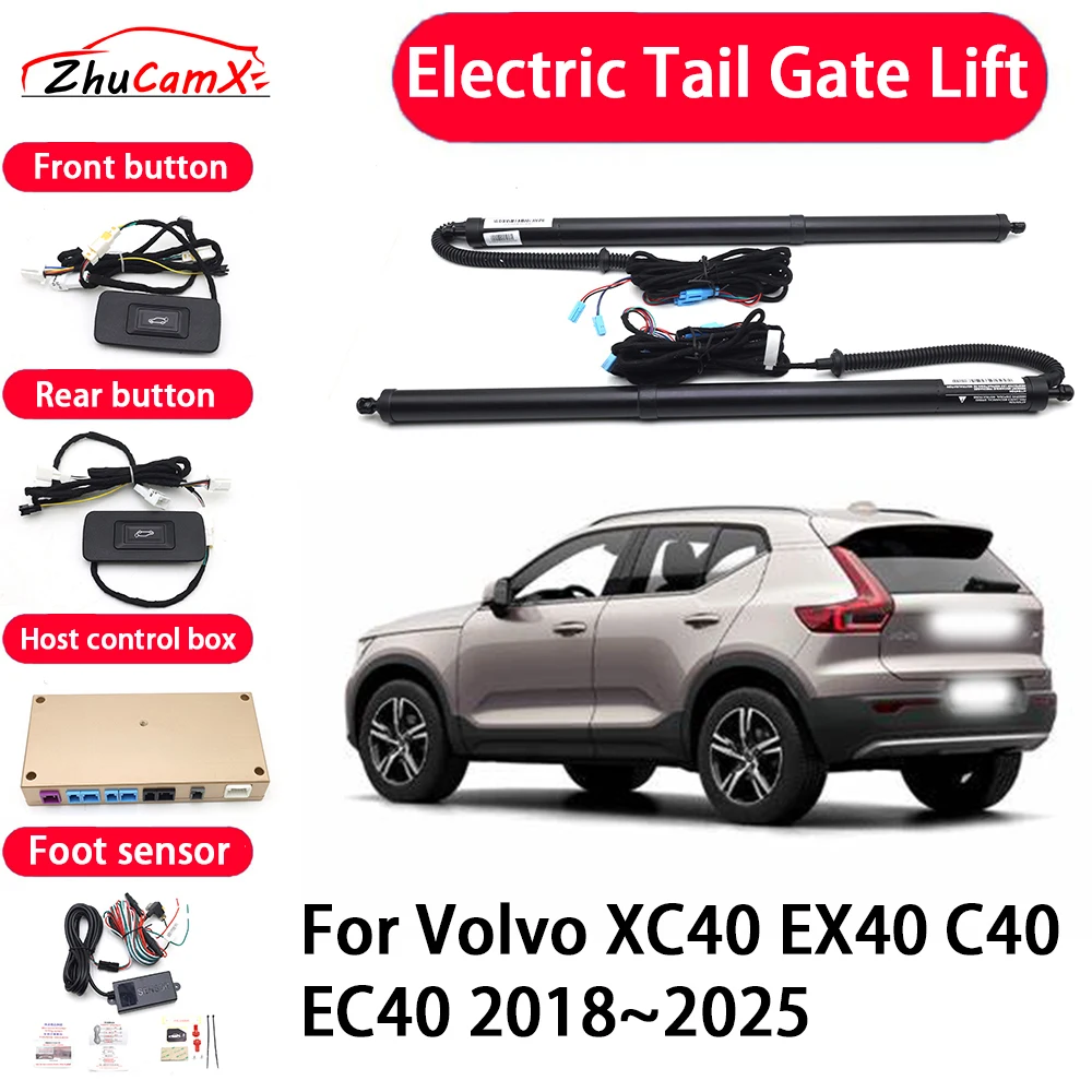 

ZhuCamX Car Automatic Electric Tail Gate Lift Tailgate Assist System for Volvo XC40 EX40 C40 EC40 2018–2025