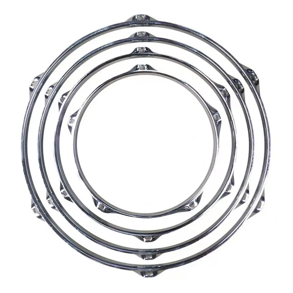 Percussion Replacement Snare Drum Hoops For 8 10 12 14 inch Snare Drums Entertainment Metal Protector