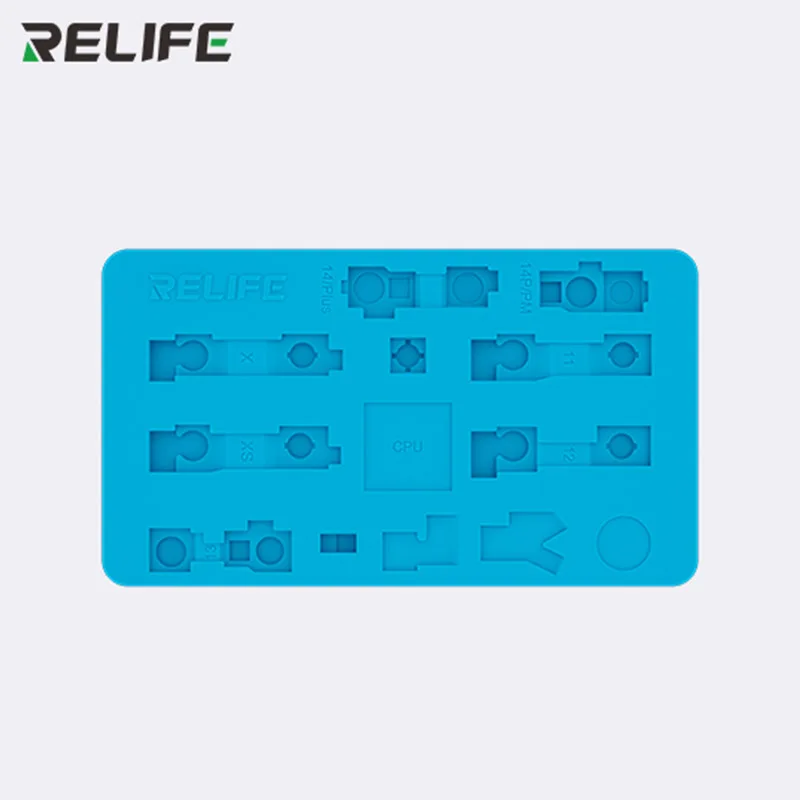 RELIFE RL-004FB IPX-14 Dot Matrix Multifunctional Repair PadWith Fixed Slot High Temperature FACE ID Resistant Fixed Fixture Pad