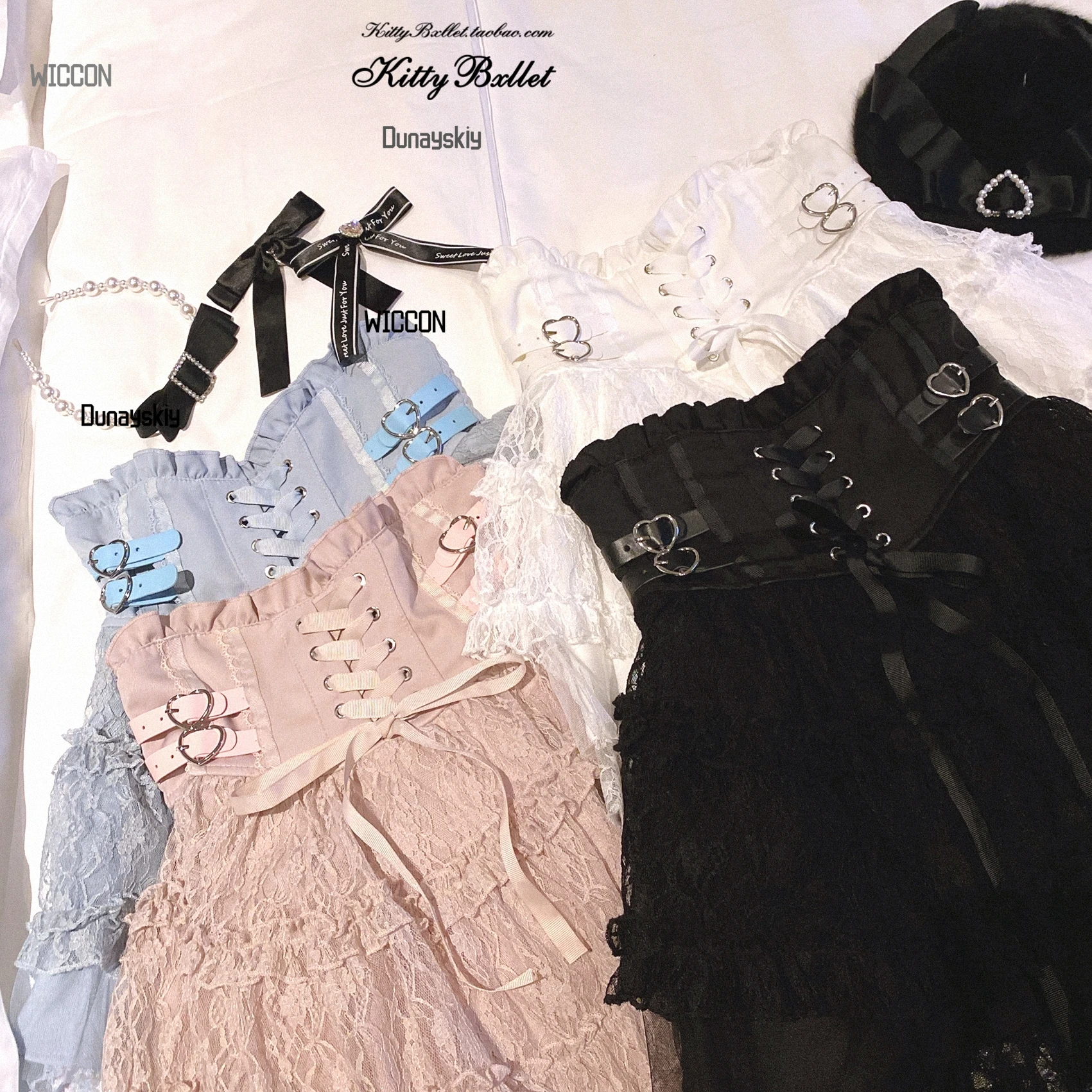 Mass Production Japanese Jirai Kei JK Cosplay Costumes Lolita Dress Kawaii Gothic Dark Subculture Party Daily Halloween Cosplay