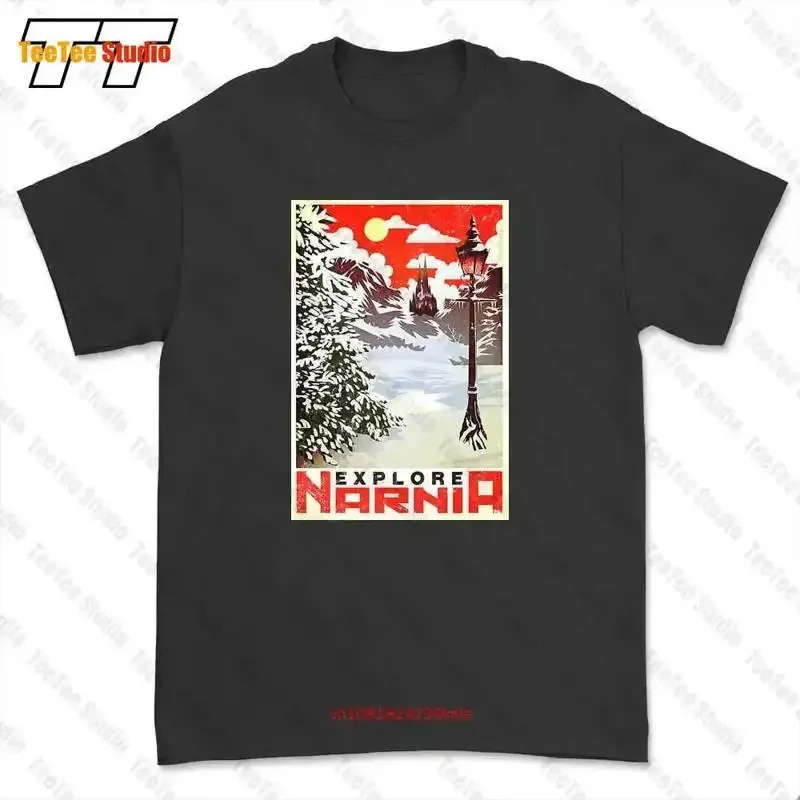 Narnia C.S. Lewis Book Fantasy Wardrobe Lion Witch Tshirt Tee Z02B