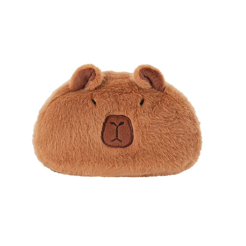 Plush Tissue Holder,Funny Capybara Tissue Box Cover,Durable Stuffed Animal Tissue Box, Plush Cute Cartoon Animal Car Bag