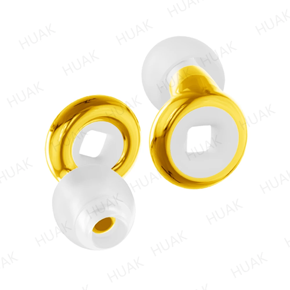 

HUAK Plus Ear Plugs For Noise Reduction – Everyday Noise Relief with Clear Speech for Social Gatherings,8 Ear Tips in XS/S/M/L