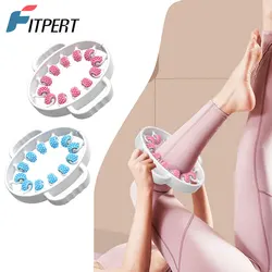 Round Massager Roller for Waist Abdominal Muscles Ring Leg Clip Stovepipe To Clear The Meridian Portable Cellulite Massage Tools