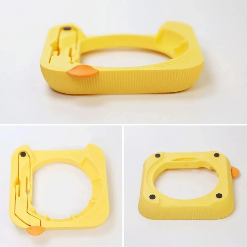 

3D Printing Computer Base Power Button Front Heat Dissipation Bracket Dustproof Host Accessories for Mini Black-ABVP