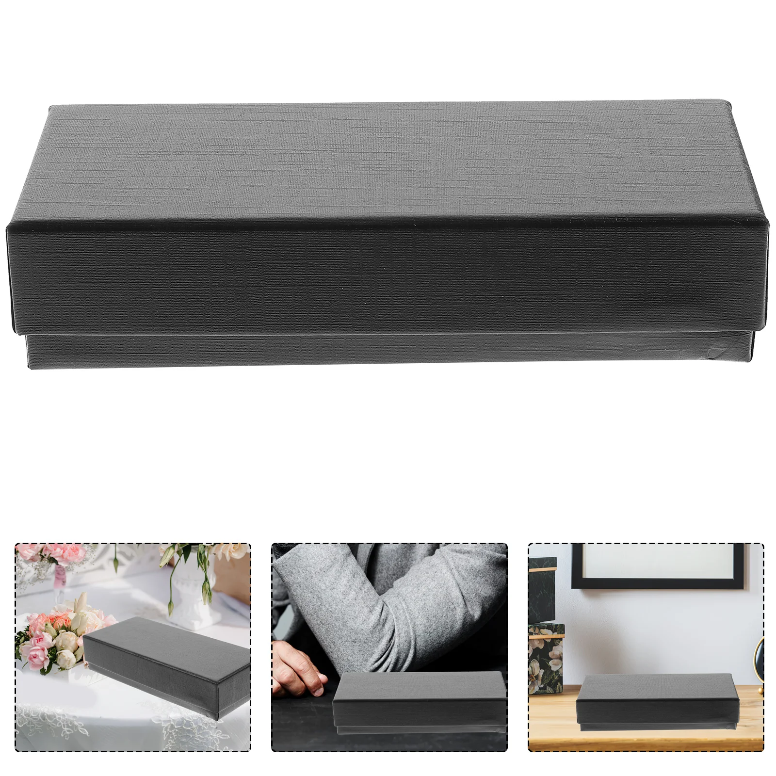 

Watch Storage Box Blue Rectangular Extra Thick Material Removable Cushion Organizer Secure Display Case Gift for Men Women