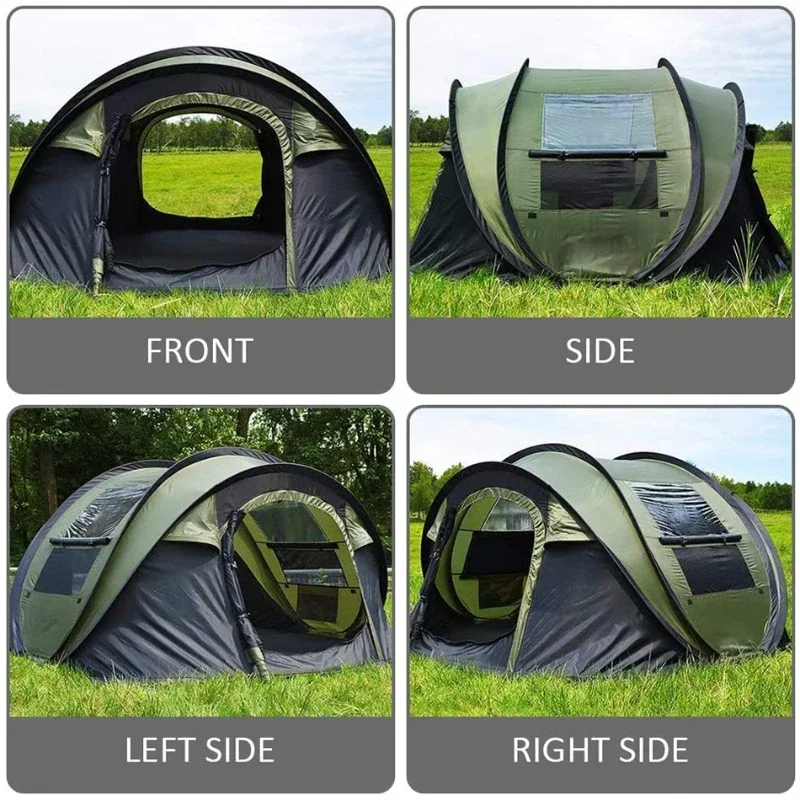 YOUSKY 3-4 Person Camping Tent Outdoors Camping Pop Up Tent Sunproof Four Season Park Camping Tent