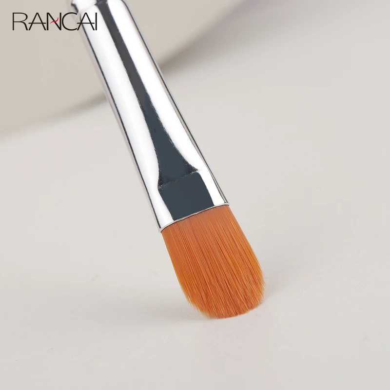 RANCAI Makeup Brushes 1 Pcs Tongue Concealer Lip Eyeshadow Eyeliner Blending Eyes Face Contour Cosmetics Beauty Make Up Brush