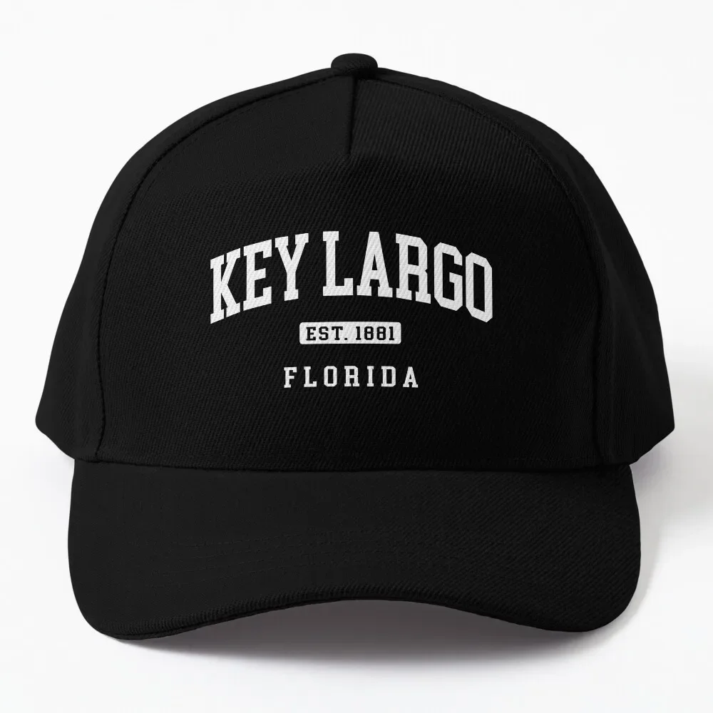 Key Largo Sports Style Established 1881 FL Baseball Cap Gentleman Hat Beach Bag Hat For Girls Men'S