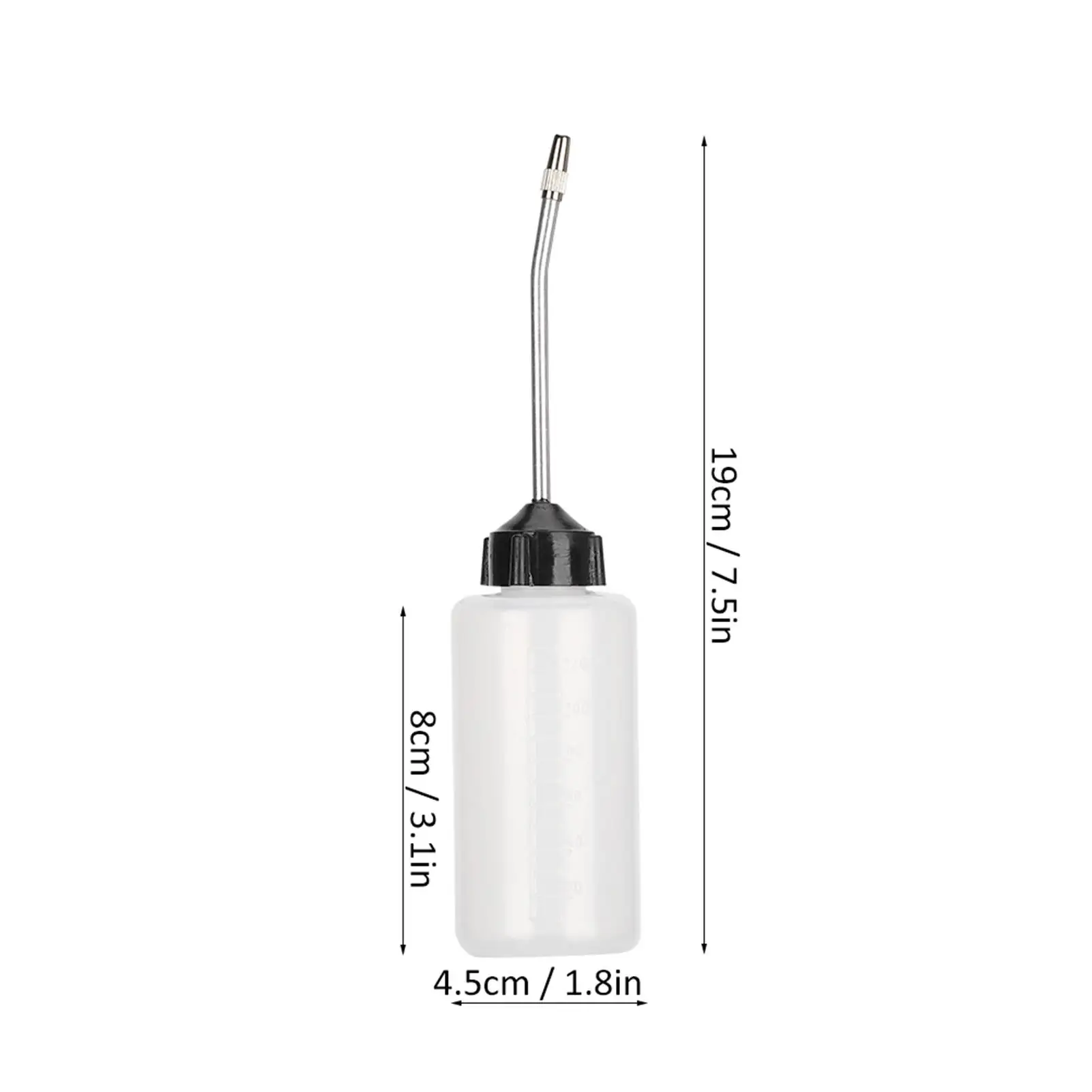 5Pcs 120ml Sewing Machine Oil Dispenser Bottles with Long Spouts - Lubricant Oiling Kit Accessory