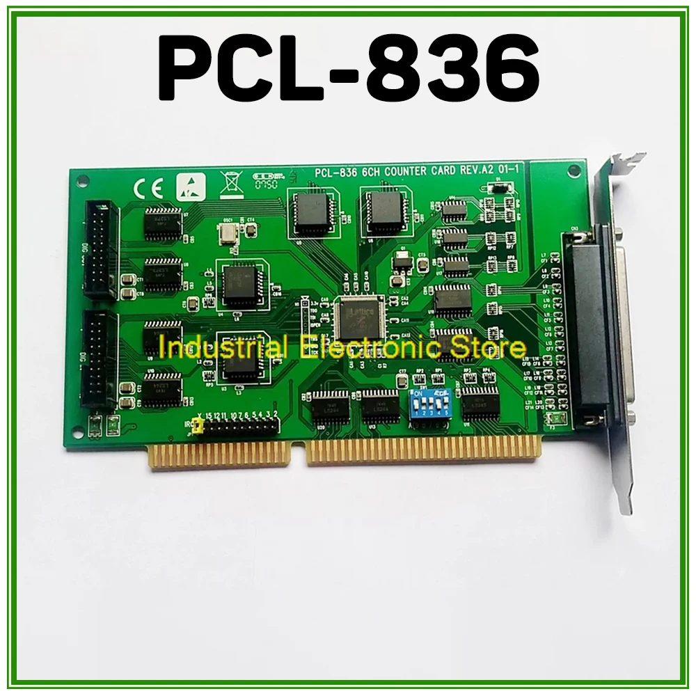 6CH COUNTER CARD REV.A2 For Advantech Multifunctional Data Capture Card PCL-836