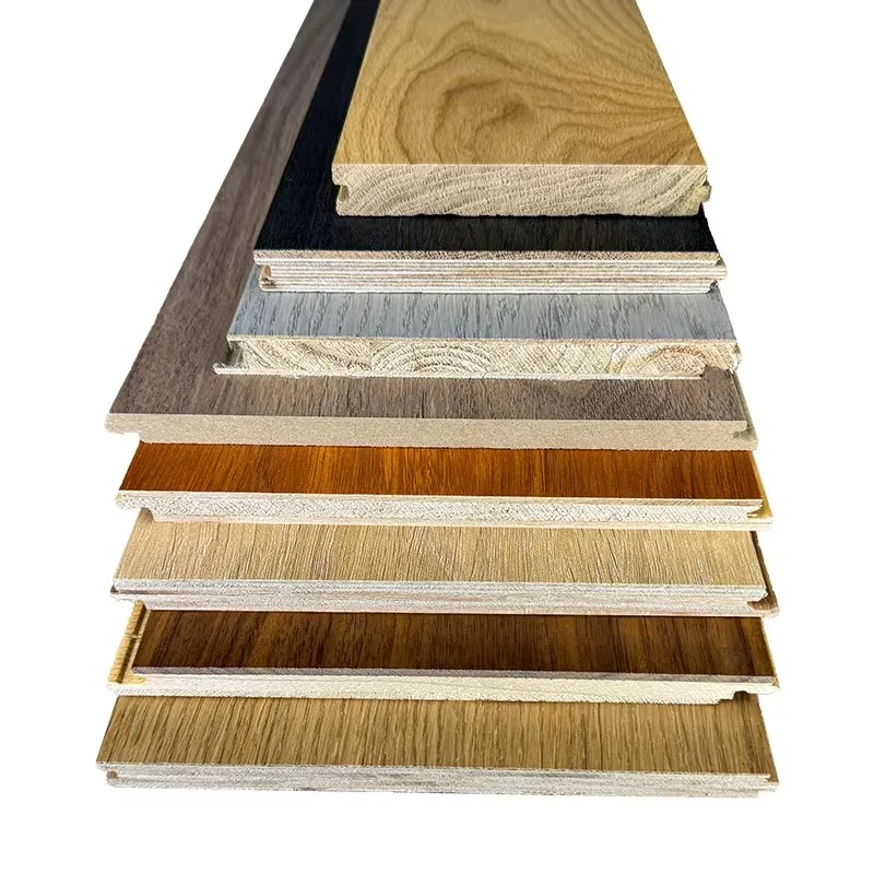 Customized size Modern Design Multilayer Engineered Wood Flooring Durable Stylish Indoor Home Decor Waterproof Function Smooth S