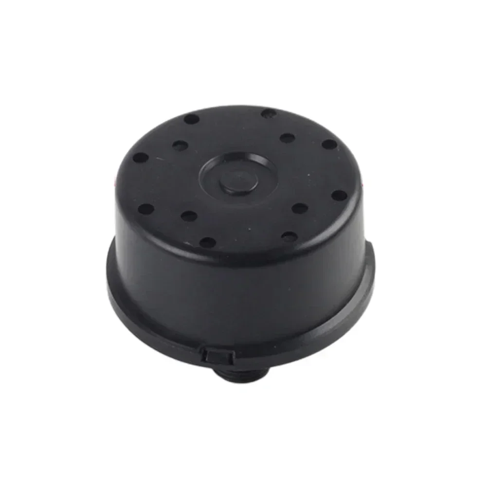 Black Plastic Filter Silencer Air Pump Muffler 16mm Male Thread Air Compressor Muffler Filter Noise Silencer Lightweight