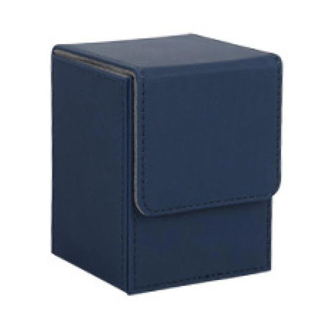 Card Case Deck Box Sleeved Cards Deck Game Box for Yugioh MTG Binders: 100+, Drak Blue