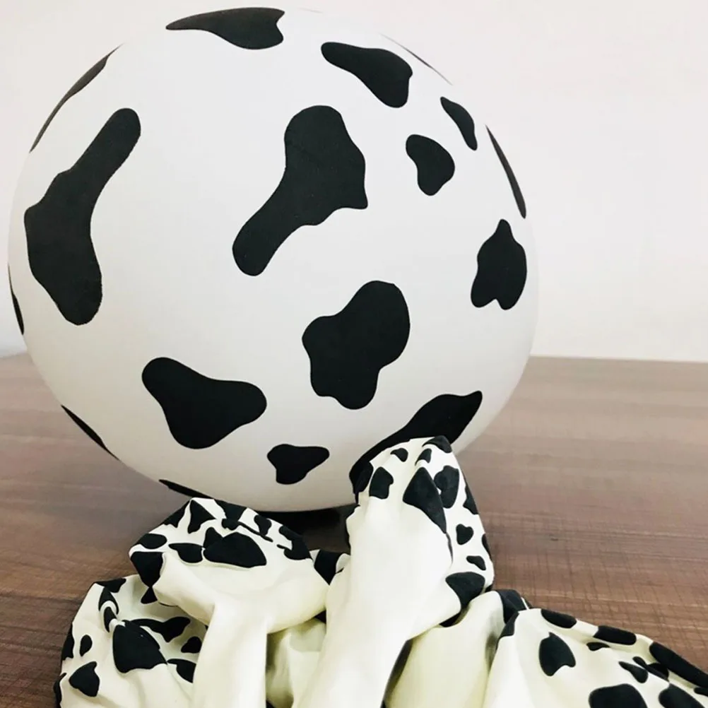 

72Pcs 12 Inches Cow Print Black White Latex Balloons Perfect for Birthday Festival Party Supplies Photo Props Decoration