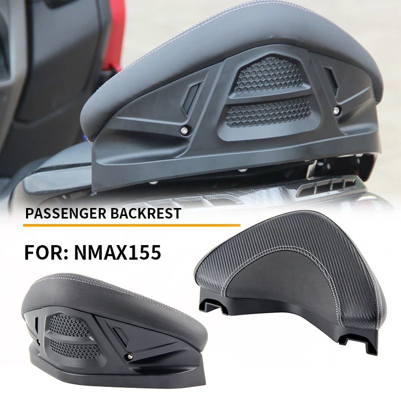 Para YAMAHA NMAX155 NMAX 150 NMAX 125 2020-2024 motocicletas modificadas NMAX soporte de respaldo trasero soporte de caja superior cubierta Pas