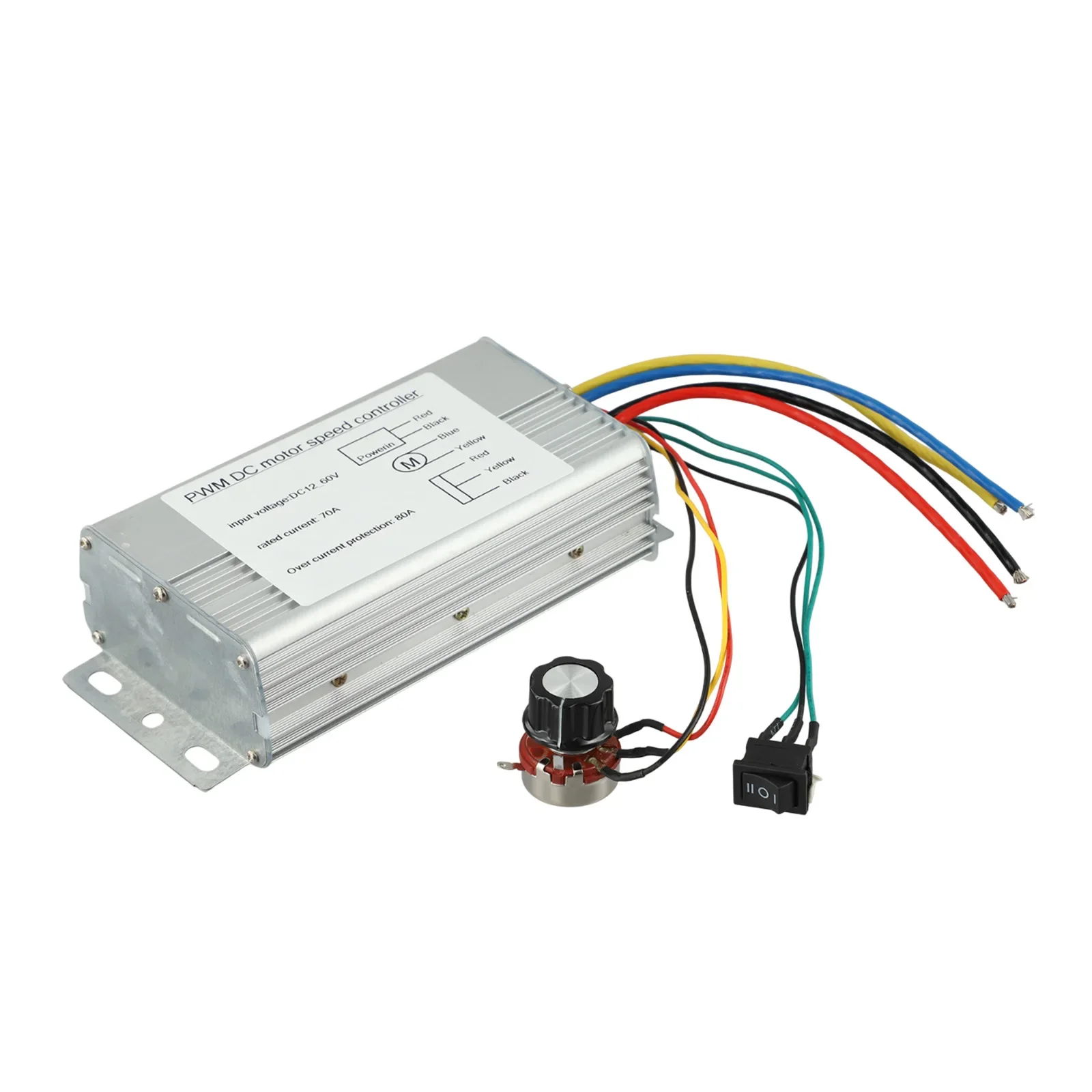 

70A DC Controller DC Motor Controller Speed Adjustment Range Adjustable Speed DC Motor Speed Regulation Automation Kit