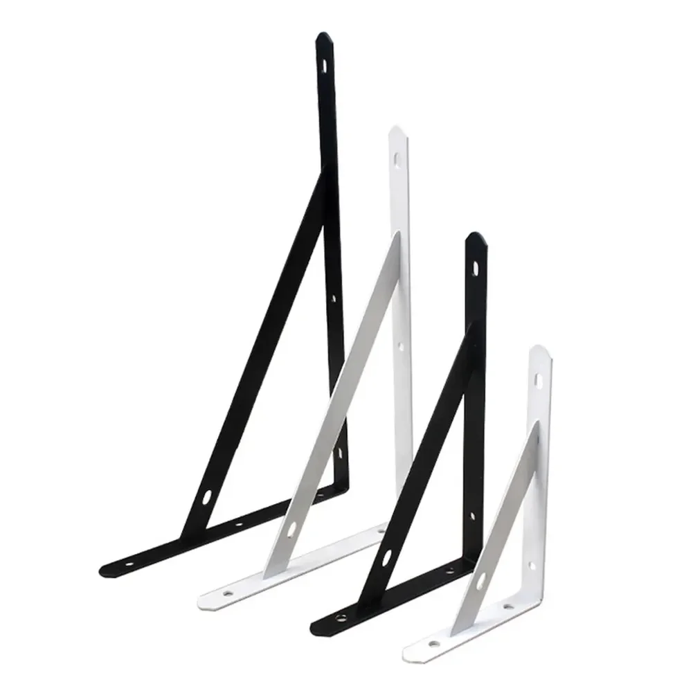 For 2 Pack L-Shaped Corner Shelf Brackets For DIY Wall Shelving Projects In Home Office Workshop Garage And Other Indoor Areas
