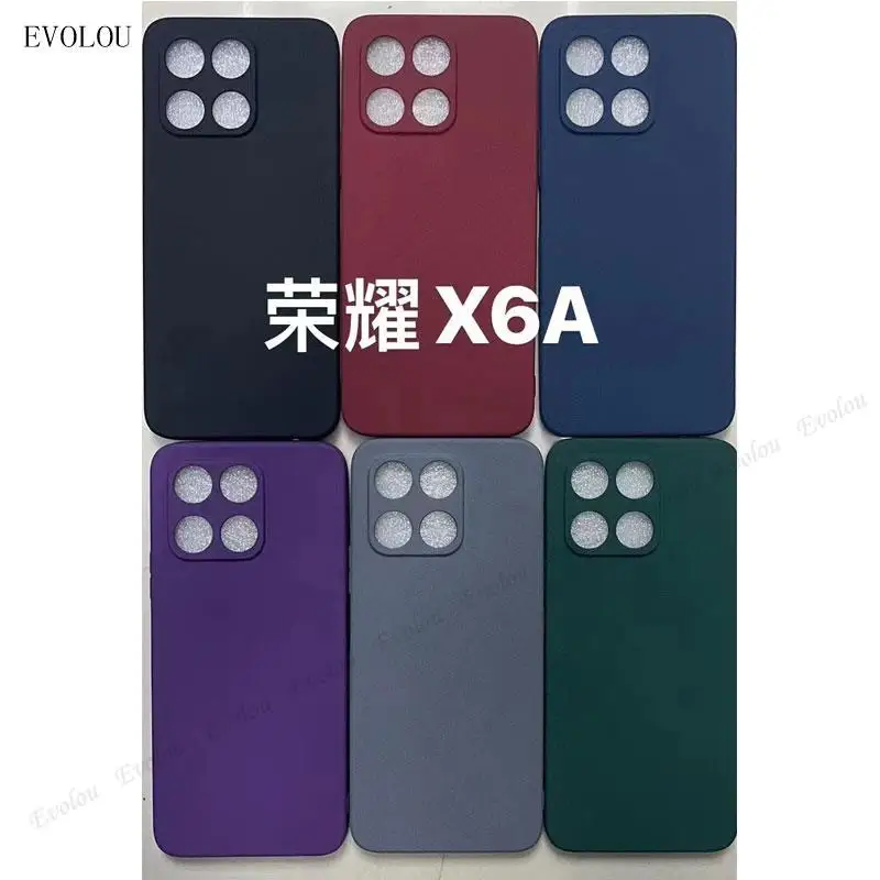 X6A Case Ultra Slim Matte Sandstone Soft TPU Case For HUAWEI Honor X9A X8A X7A X50 X6 Camera Protector Shockproof Silicone Cover