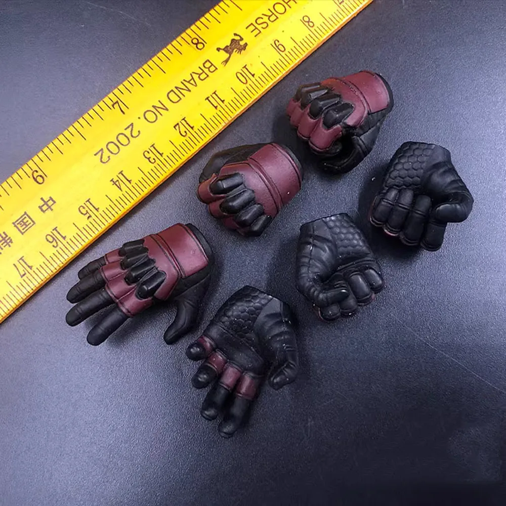 1/6 HOTTOYS HT TMS003ถุงมือแบบ6ชิ้น/เซ็ตโมเดลของเล่นสำหรับสะสมตุ๊กตาขยับแขนขาได้12 "DIY