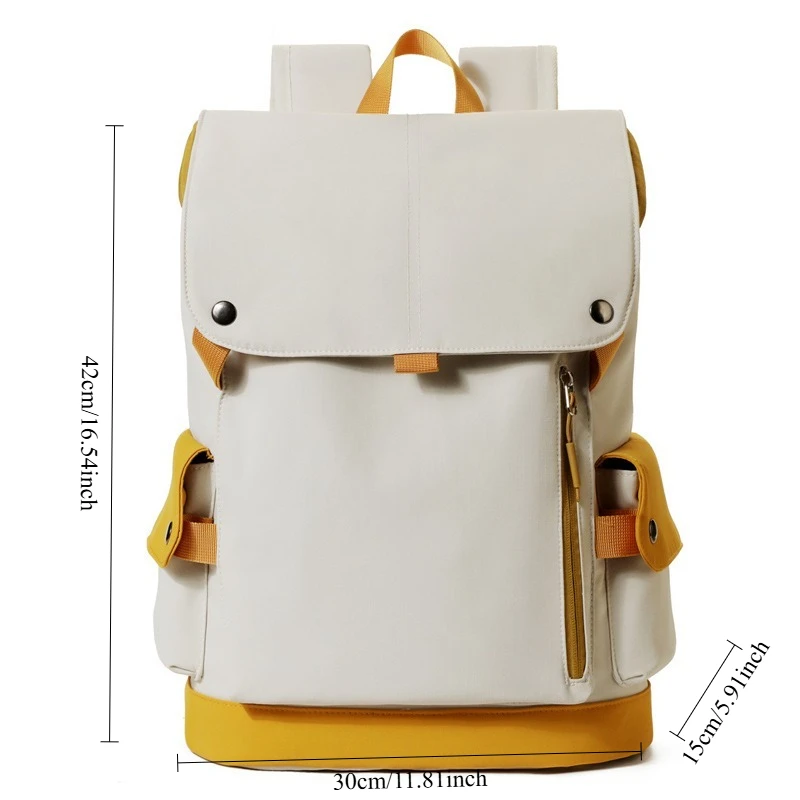 Nylon Backpack Multi-pocket Design Reduces The Burden, High-end Fashion, Versatile Large-capacity Casual Backpack